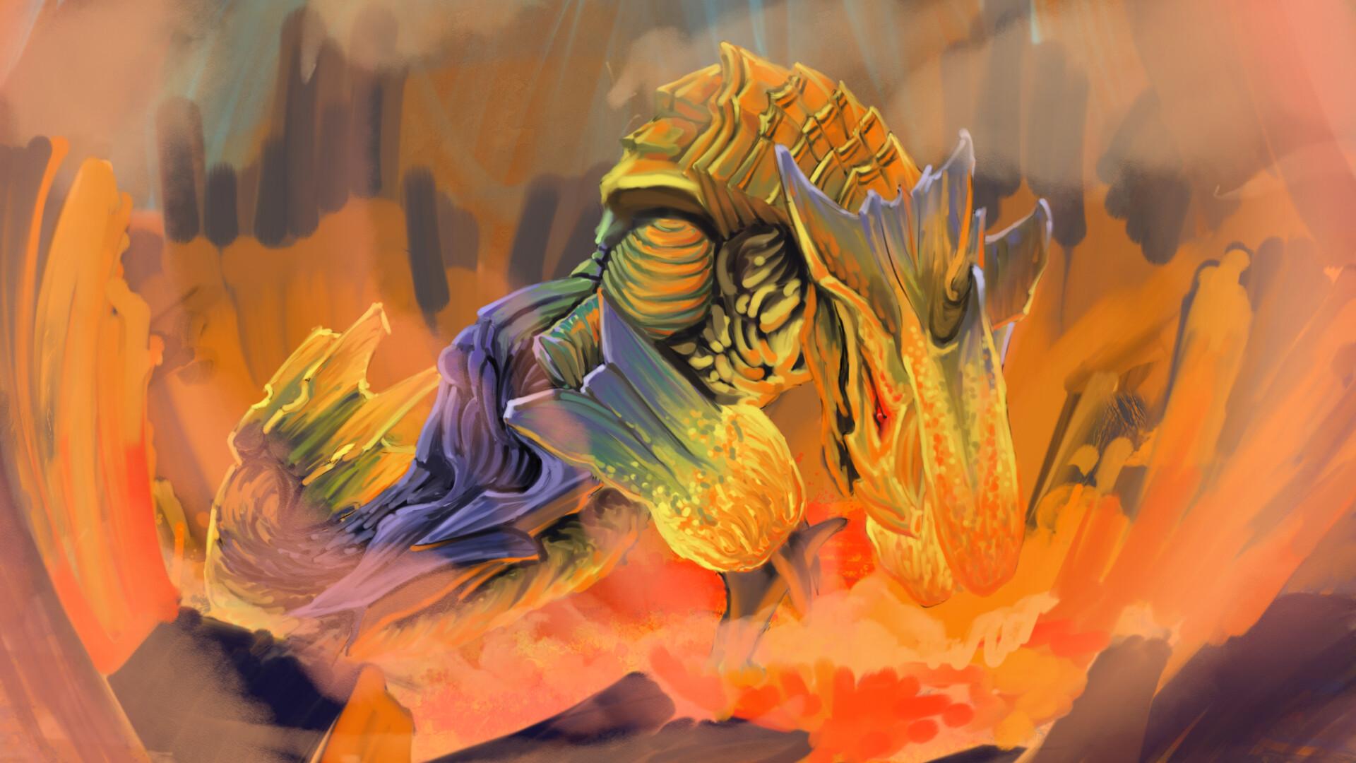 1920x1080 Brachydios Monster Hunter Fan art