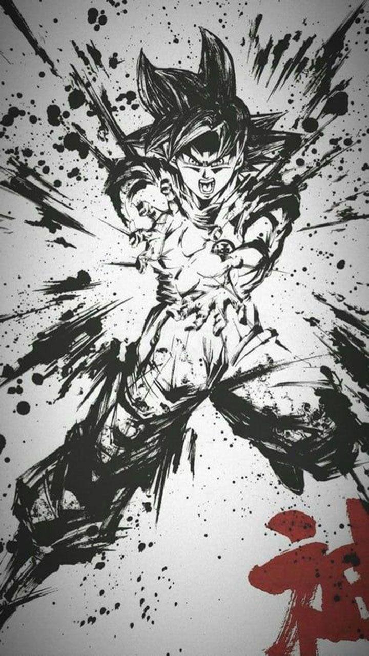720x1280 Goku Wallpaper 4k
