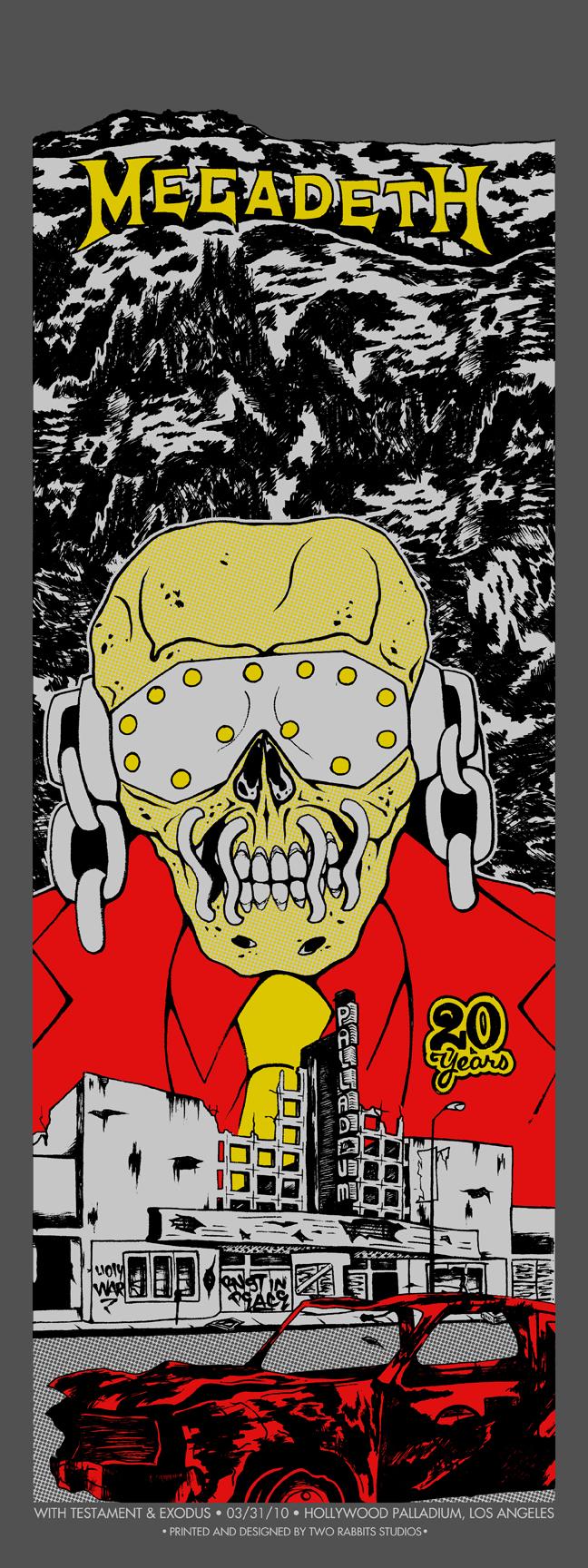 648x1728 Megadeth Rock Poster Fan Art