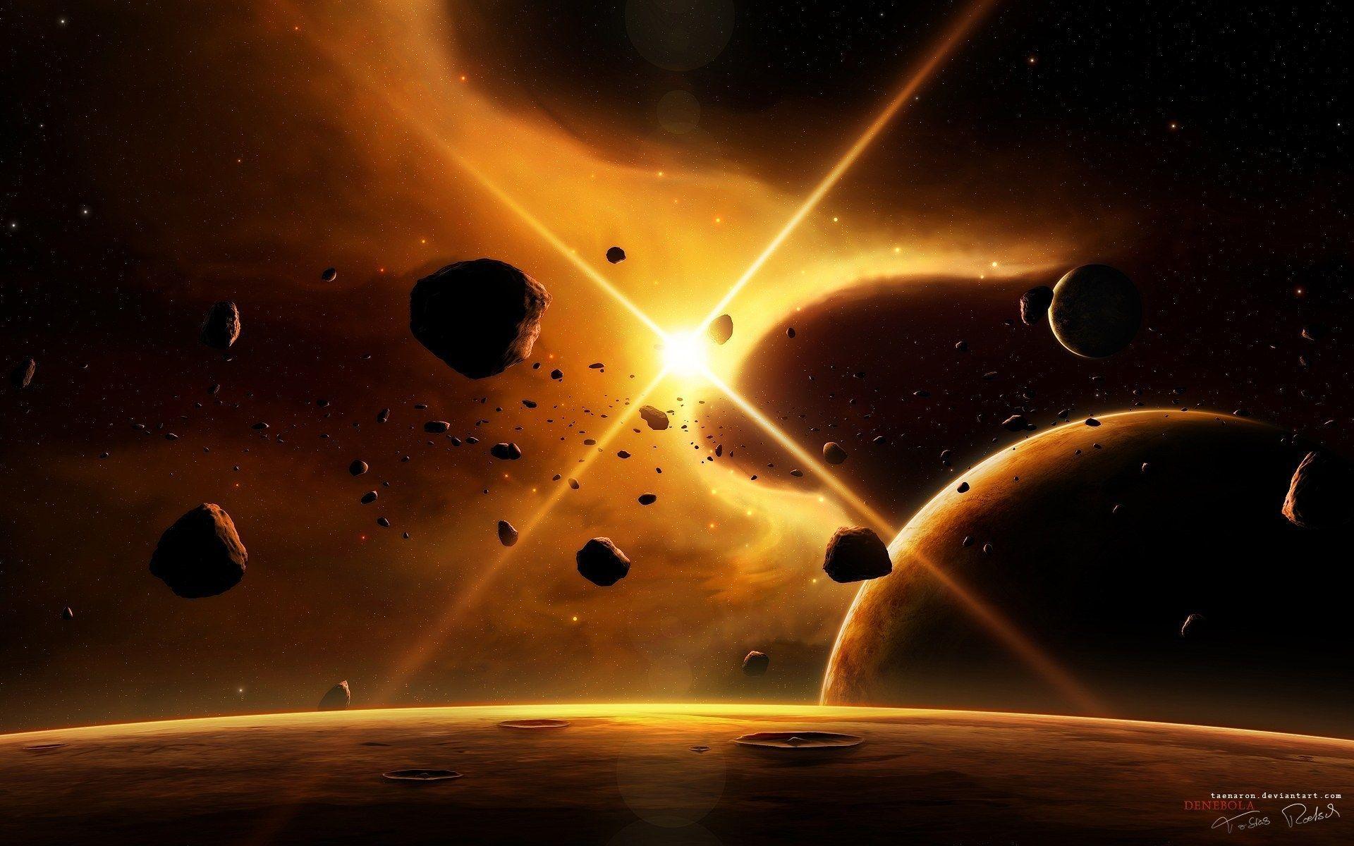 1920x1200 Meteor Shower Wallpaper