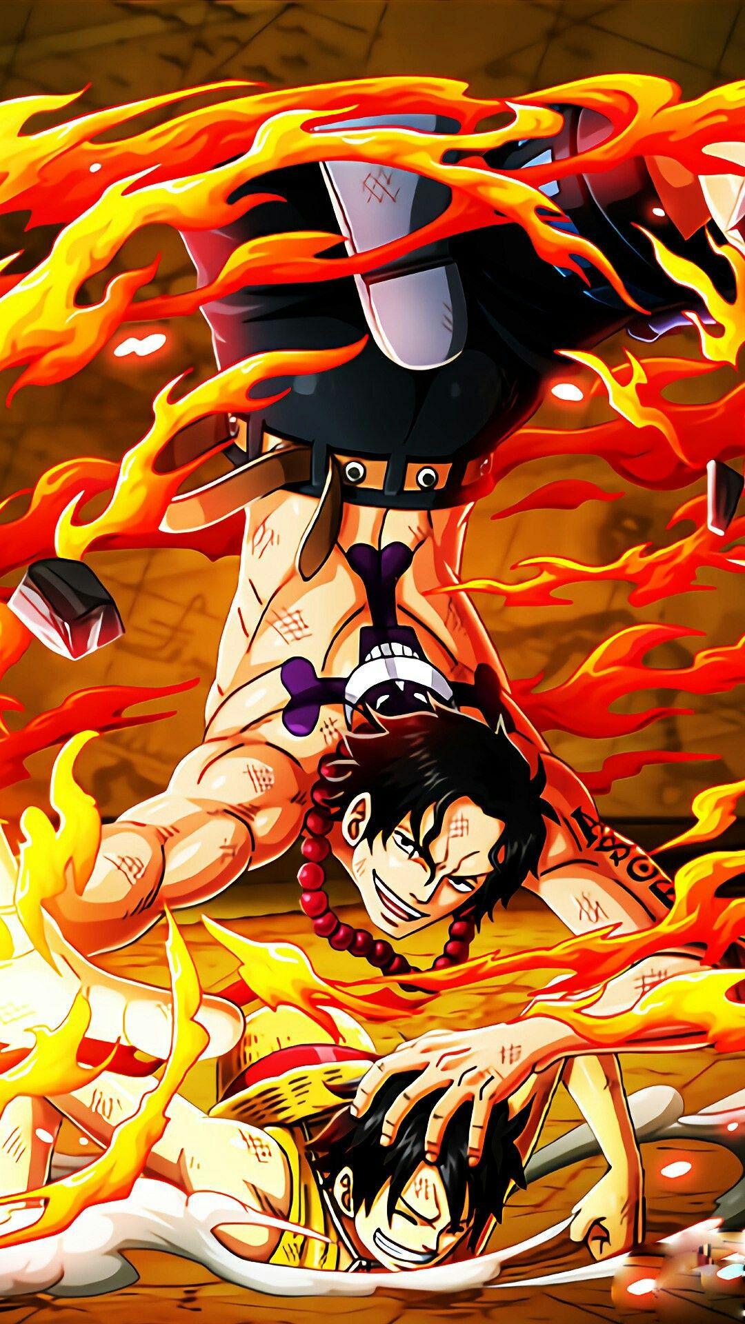 1080x1920 one piece D. Luffy, Sanji wallpaper Mobile Walls