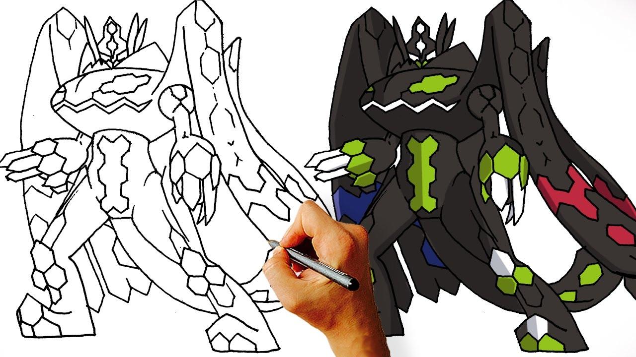 1280x720 Drawn Pikachu Form Zygarde 100 Form Wallpaper & Background Download