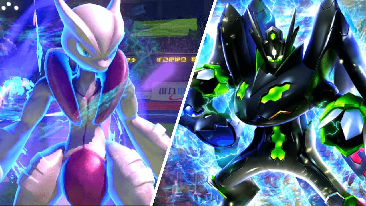 1280x720 Kanto VS Kalos. Mega Mewtwo X VS Zygarde Complete Form of Legendaries
