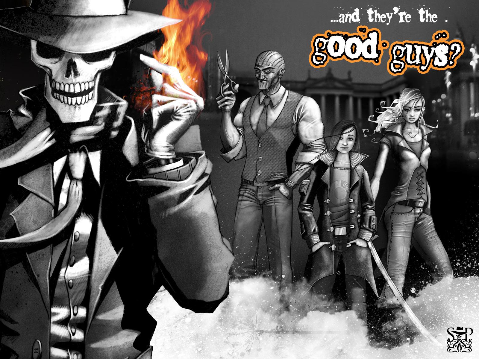1600x1200 Skulduggery Pleasant Wallpaper