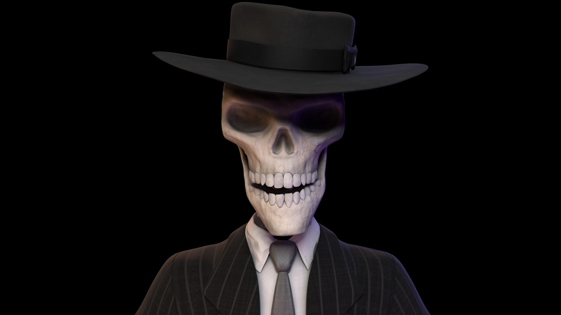 1920x1080 Skulduggery Pleasant 3D character