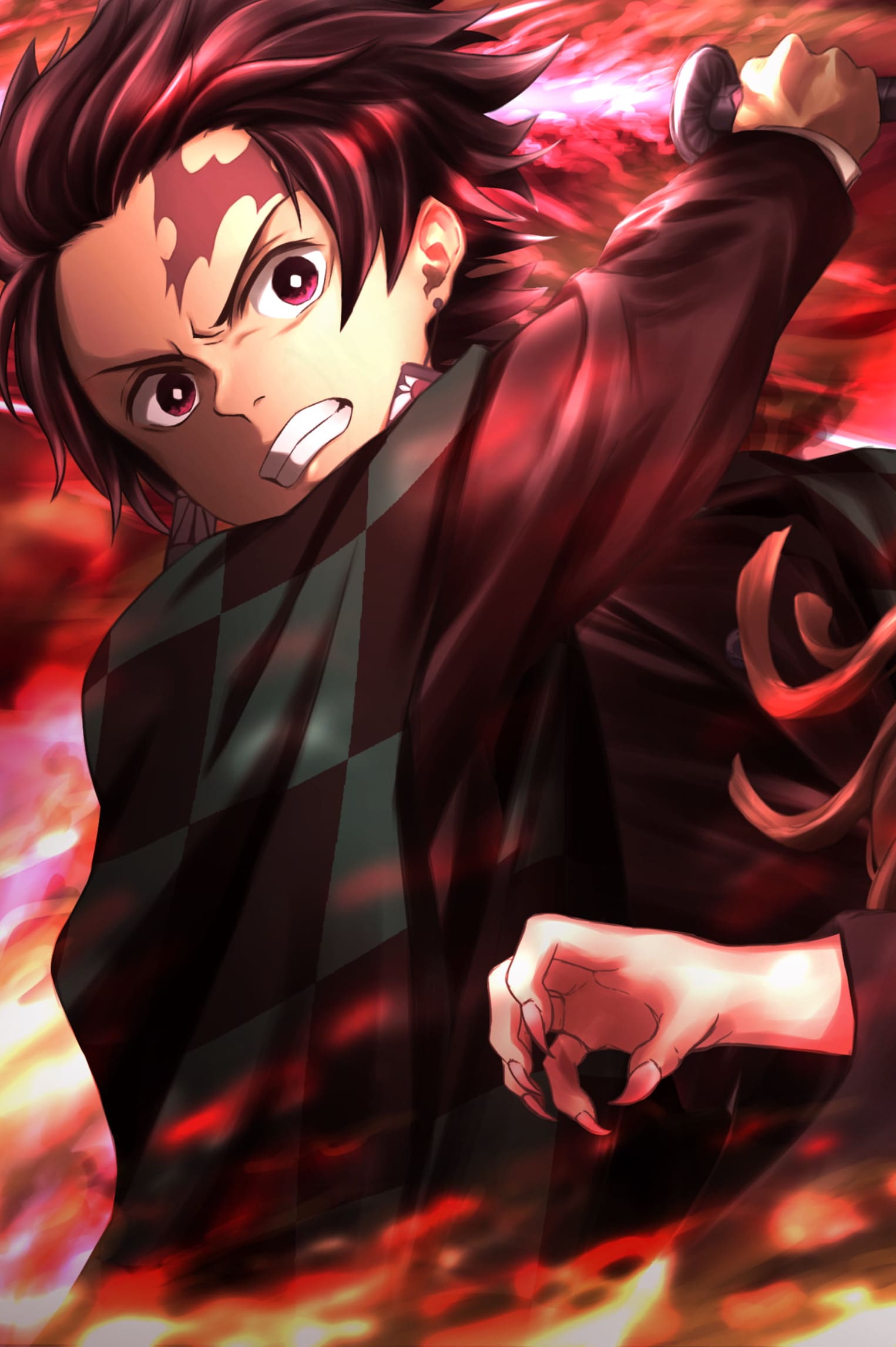 1525x2293 HD wallpaper Anime Demon Slayer Kimetsu no Yaiba Boy Girl Nezuko Kamado online crop