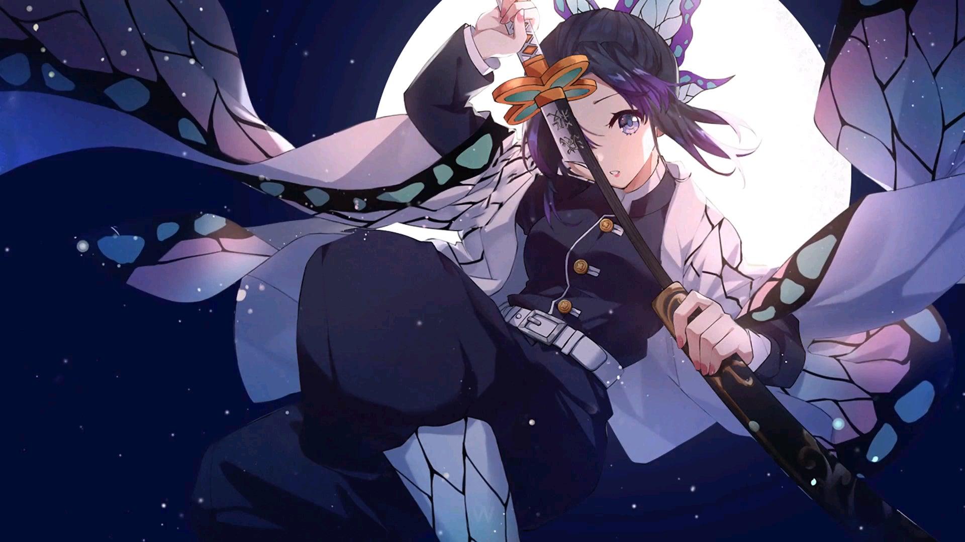 1920x1080 Demon slayer Shinobu live wallpaper
