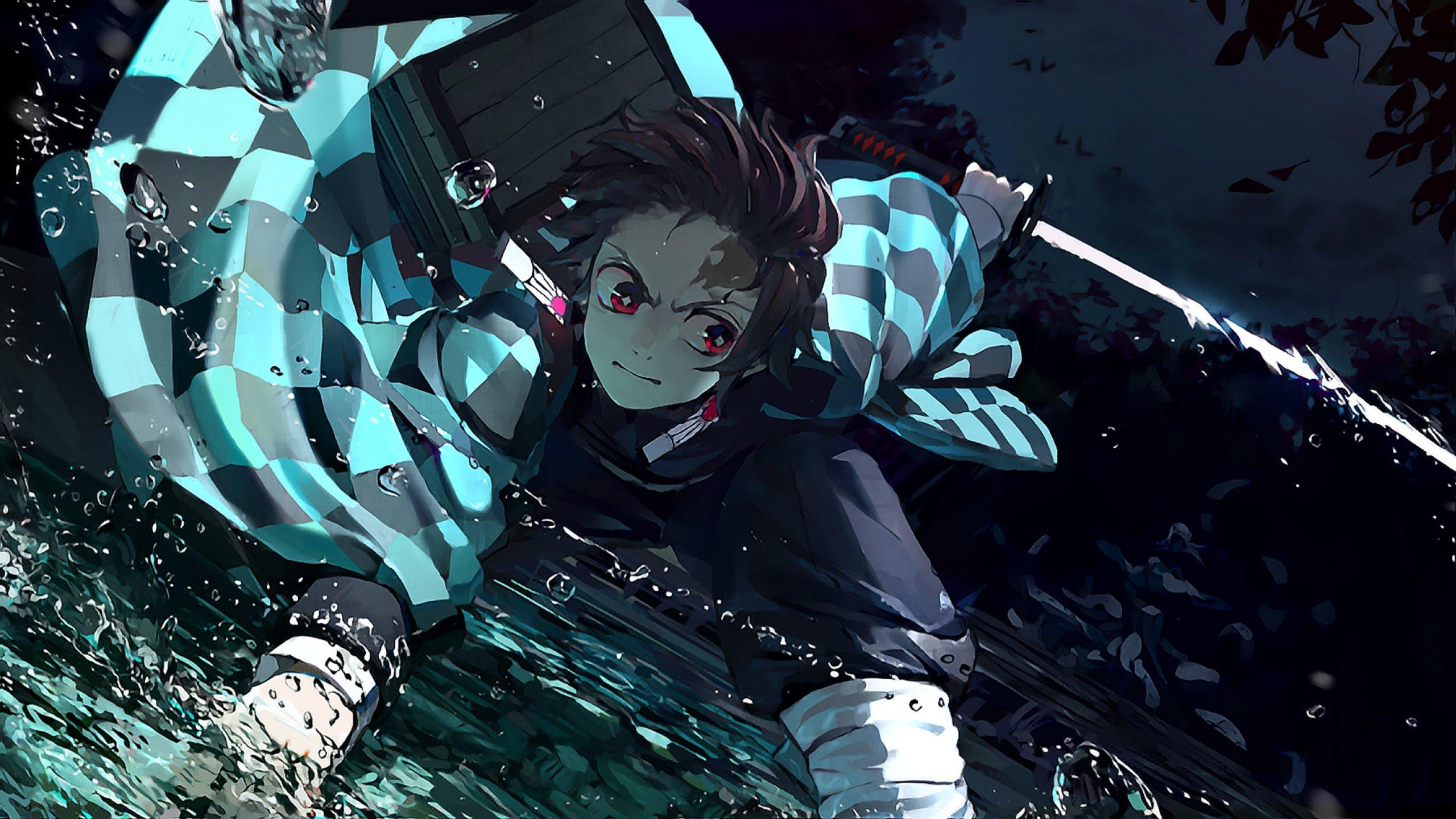 2560x1440 Anime Demon Slayer Desktop Wallpaper 105413