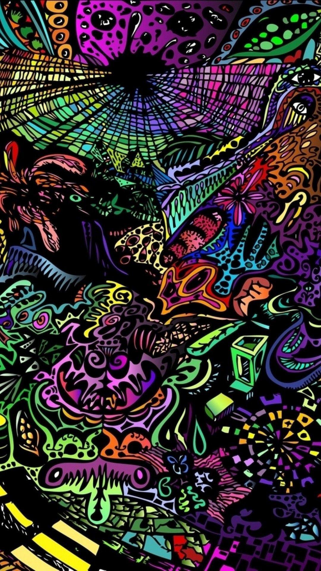Download Experience the Magic of the Trippy Stoner Scene Wallpaper   Wallpaperscom
