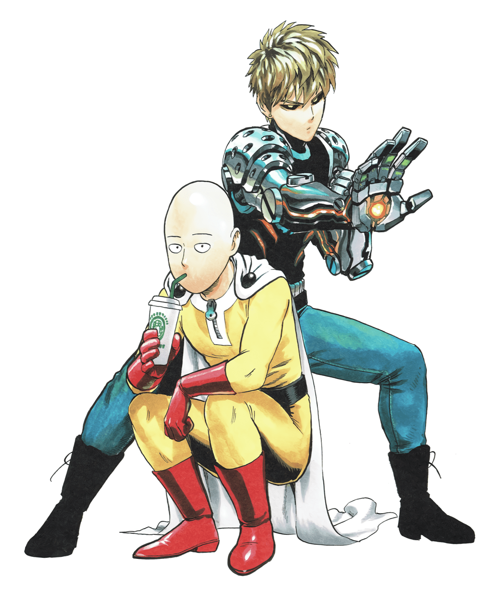 1000x1216 genos and saitama Punch Man Wallpaper