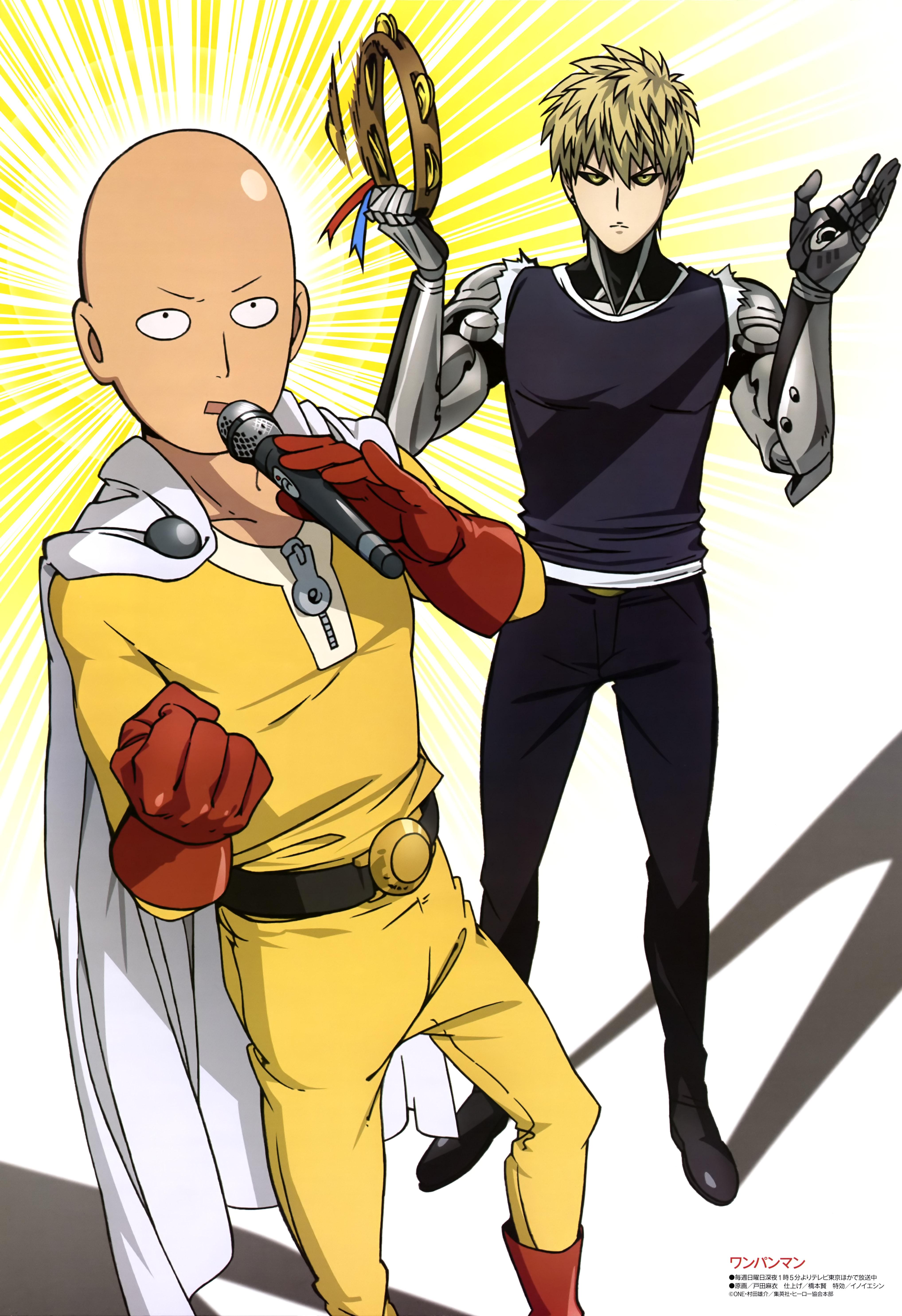 Saitama Genos One Punch Man Wallpaper by kuronekoisawesum