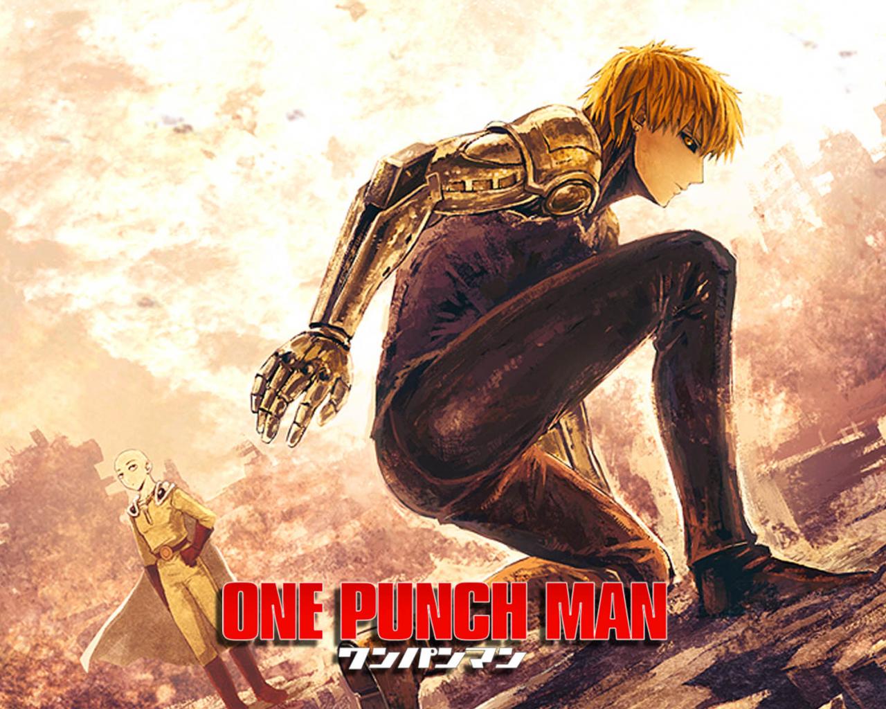 One Punch Man Wallpaper Genos Saitama by dommy