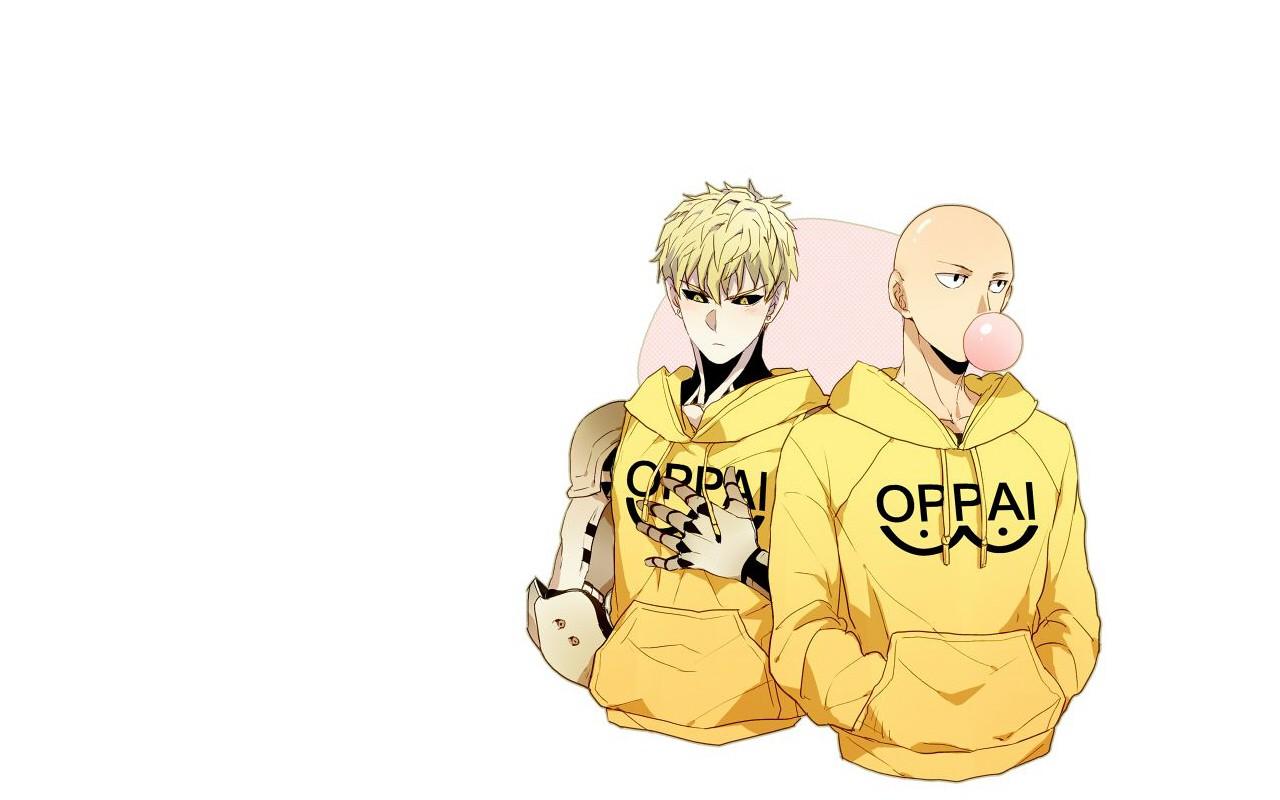 1280x800 One Punch Man Saitama Genos Wallpaper:1280x800