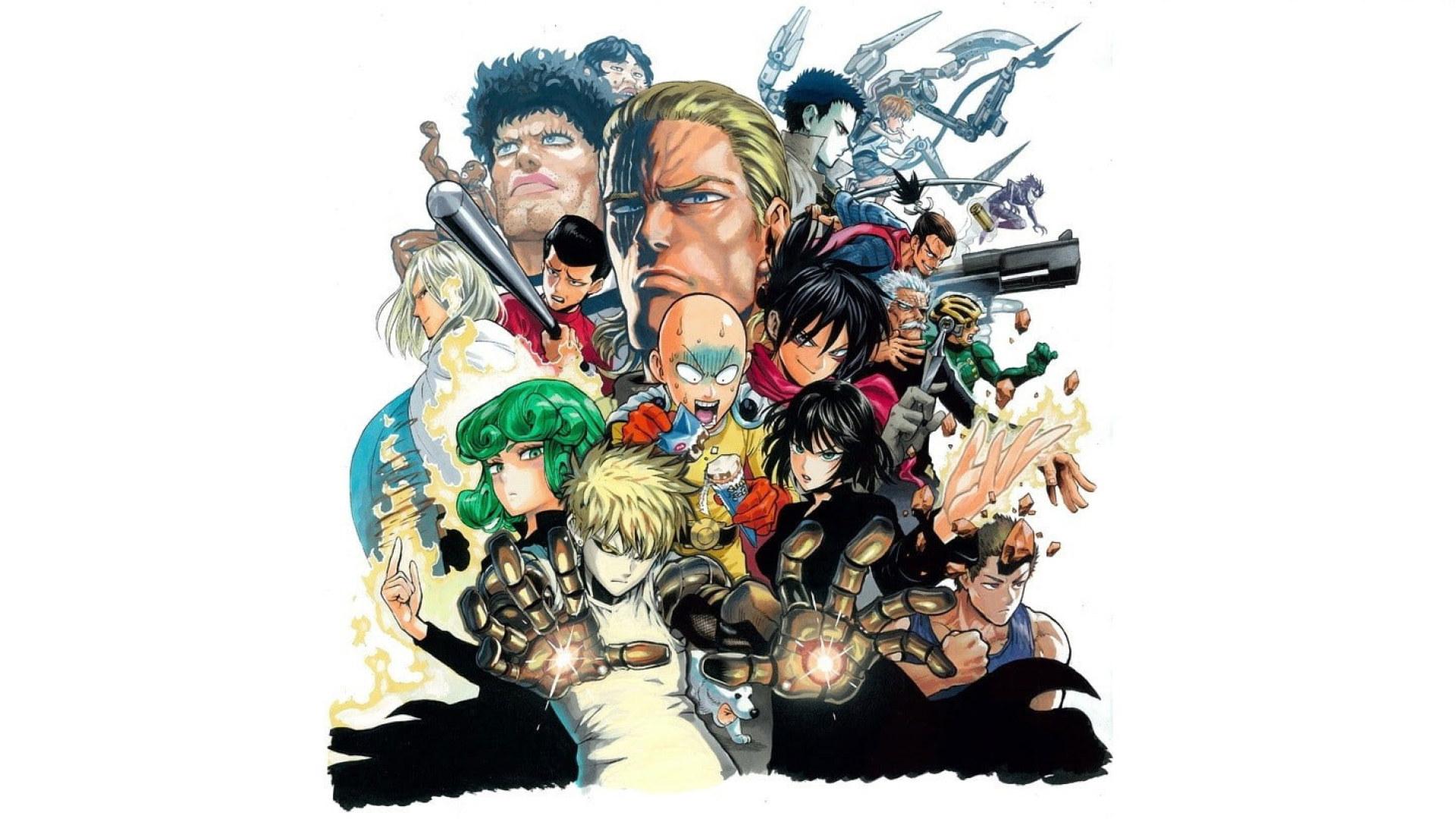 1920x1080 Wallpaper One Punch Man, Genos, Saitama, Silver • Wallpaper For You