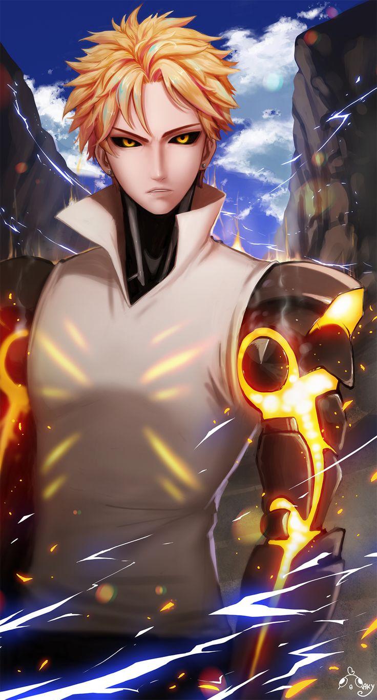 736x1366 One Punch Man Phone Wallpaper