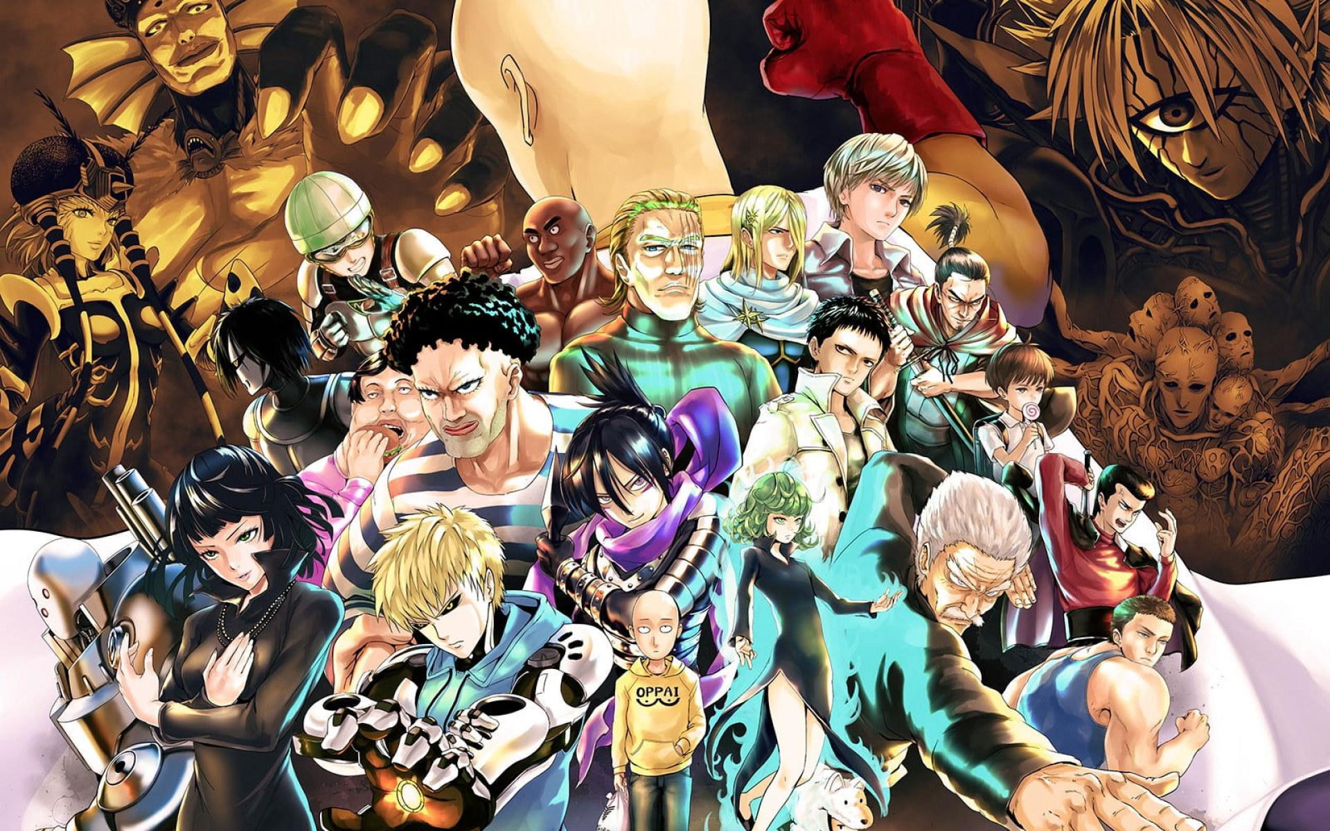 1920x1200 Wallpaper One Punch Man, Saitama, Fubuki, Genos • Wallpaper For You