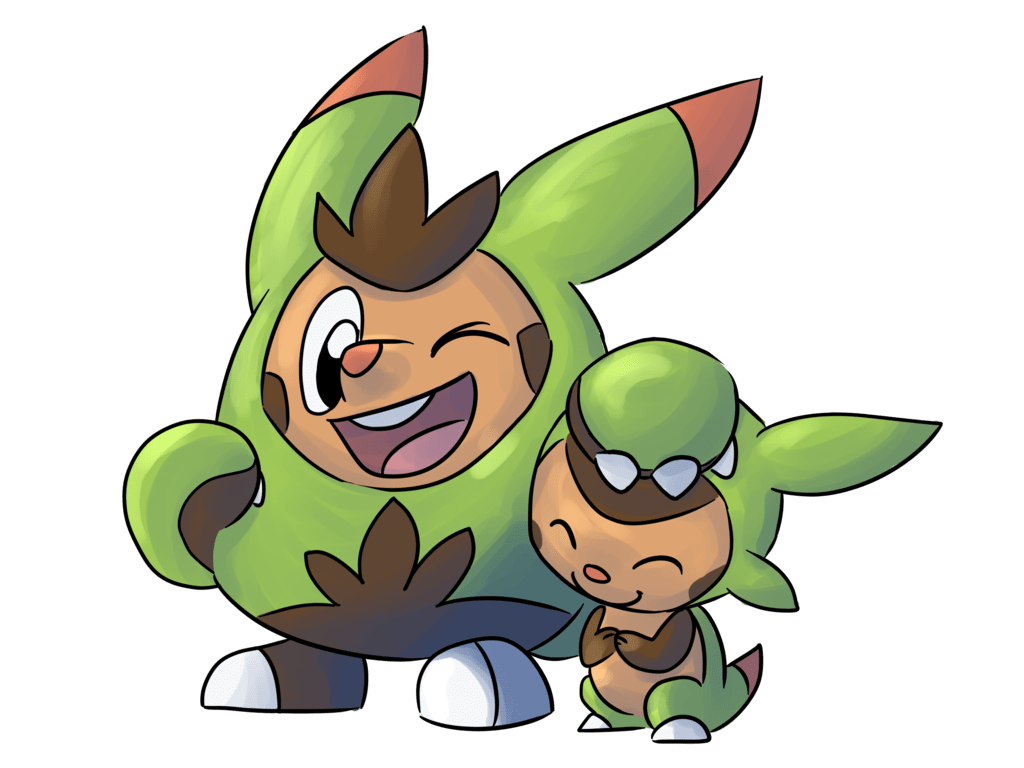 1024x768 Chespin and Quilladin. Cute pokemon picture, Game character design, Cute pokemon