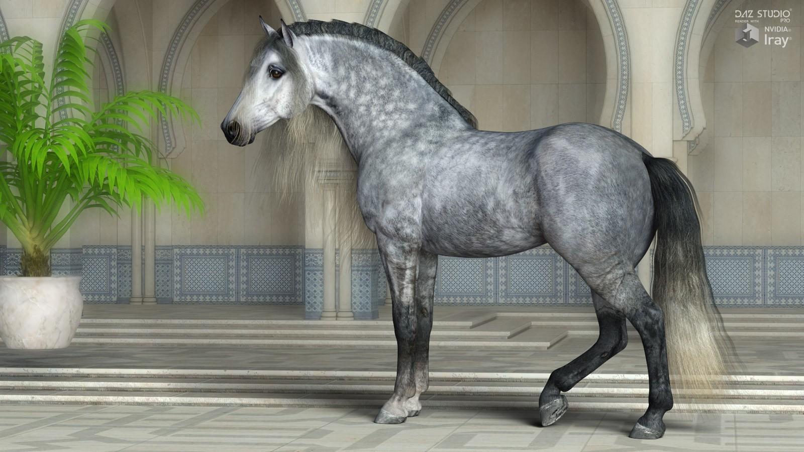 1600x900 CWRW Dapple Grey for the HiveWire Horse CWRW 3D Creation