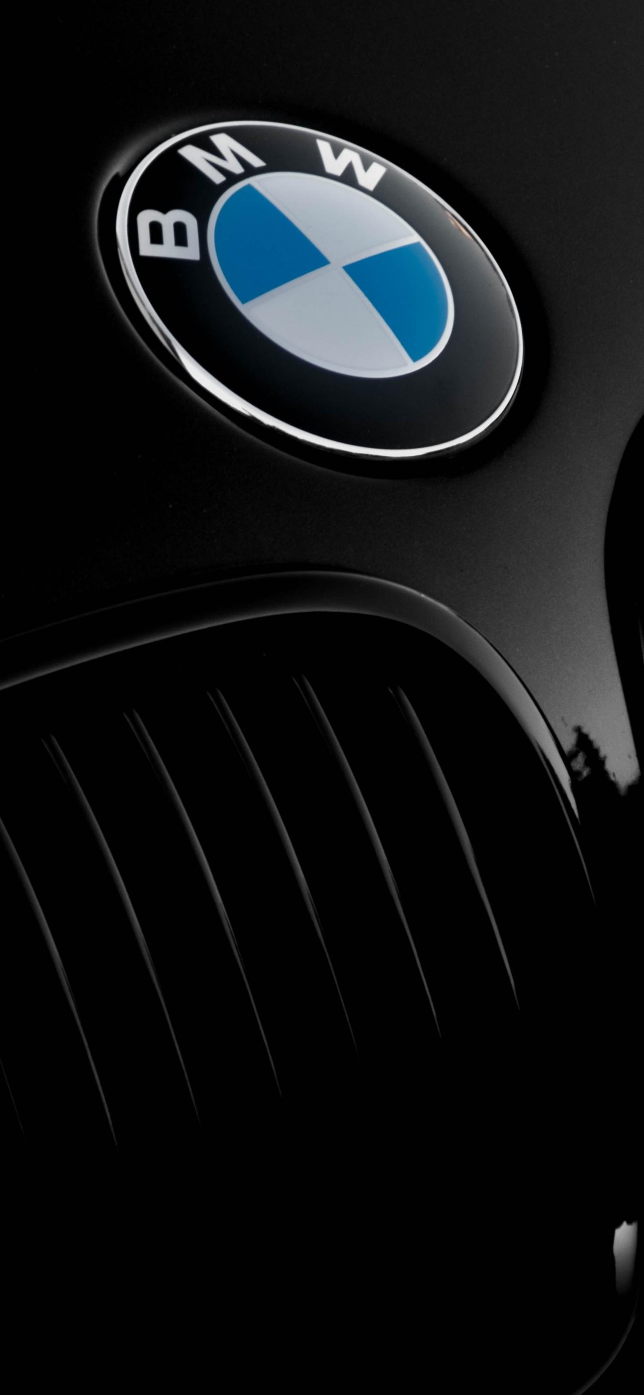 1284x2778 BMW Z3 Wallpaper 4K, BMW Logo, Black Cars, Black Background, Black Dark