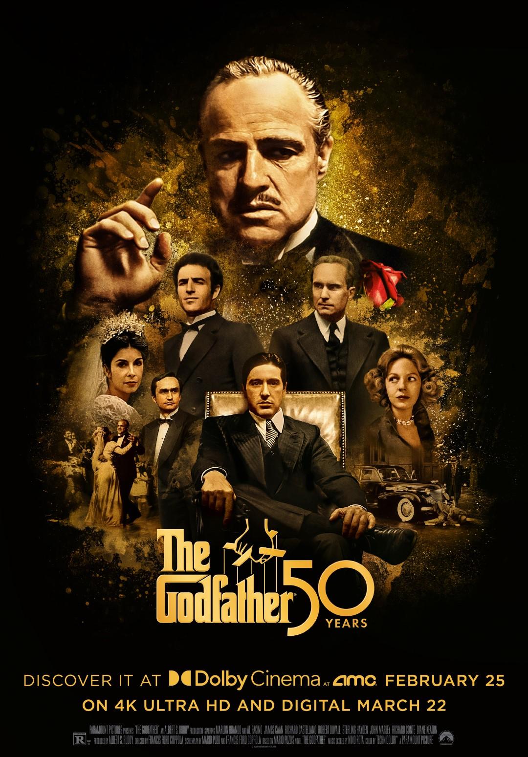 1080x1549 The Godfather (50th Anniversary) Movie Poster