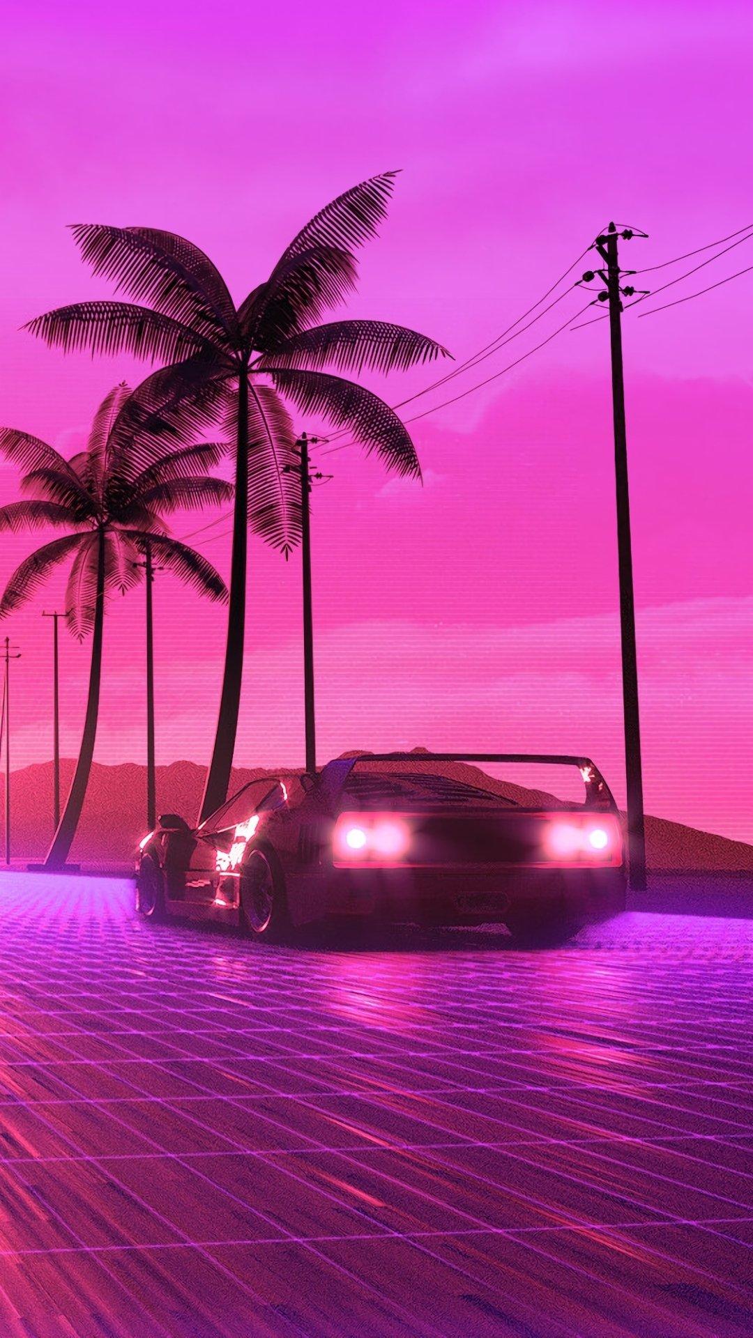 1080x1920 Artistic Retro Wave