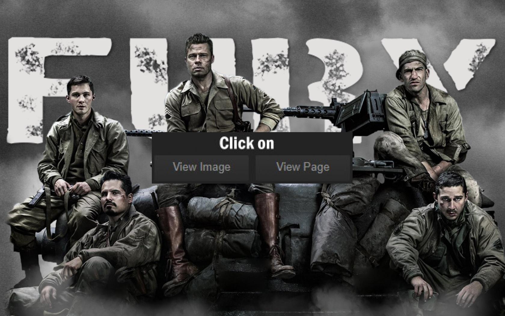 1680x1050 Fury Movie Wallpaper