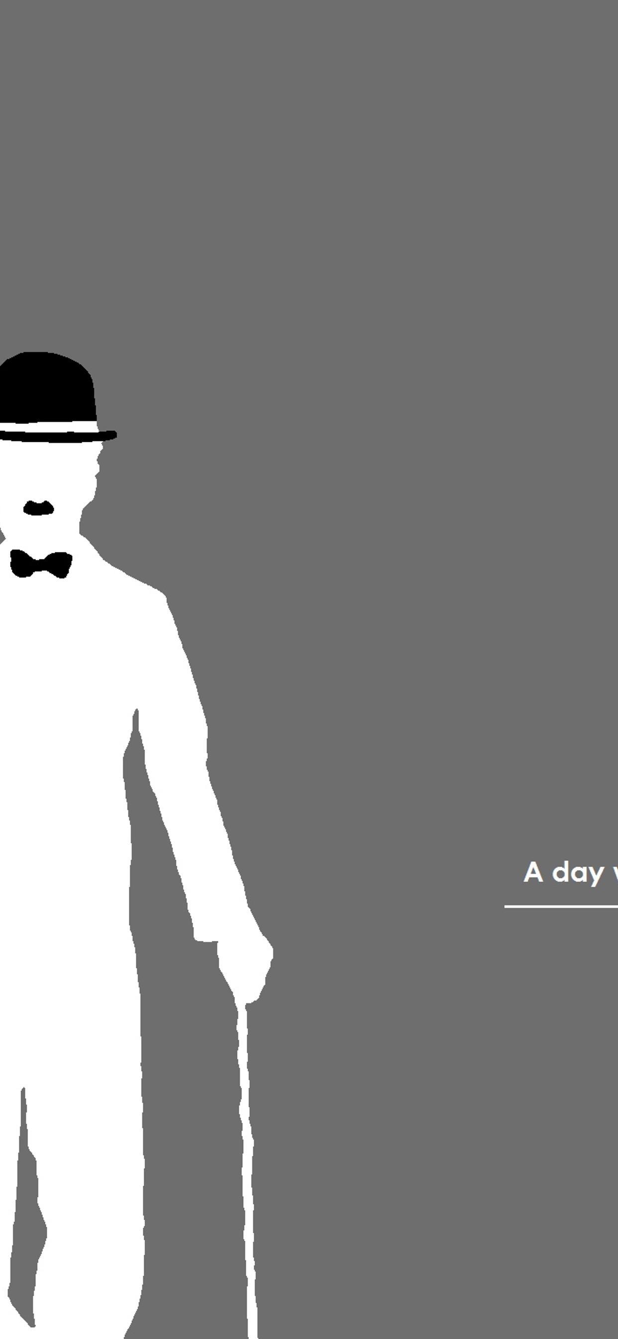 1242x2688 Charlie Chaplin quote