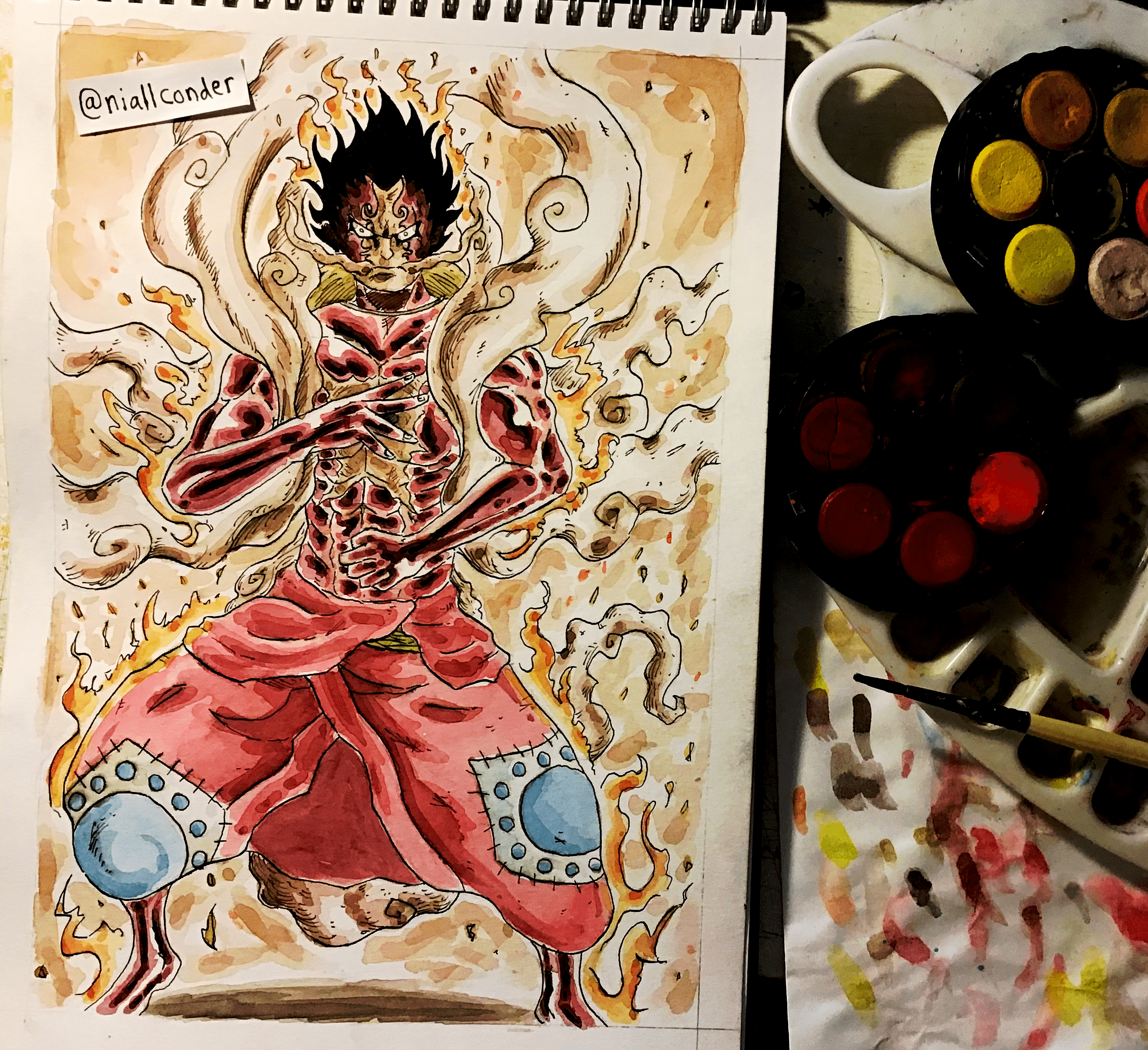 2520x2304 Luffy Gear 4 Tiger Man