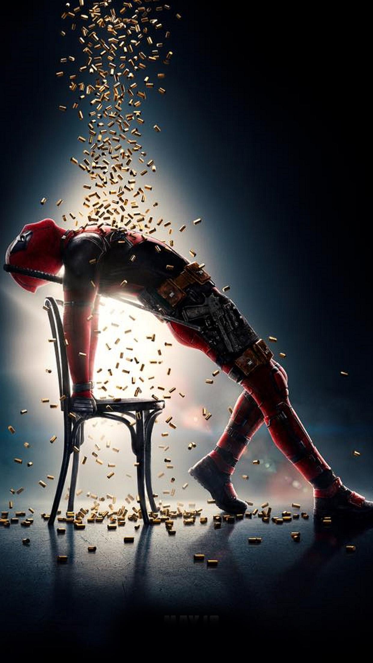 1242x2208 Deadpool 2 Hero Marvel Anime Art Wallpaper
