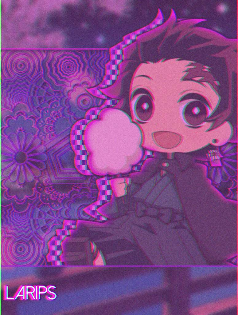 775x1024 Vintage Vaporwave Edits.. Demon Slayer Vaporwave Edit Set. Editing & Designing Amino