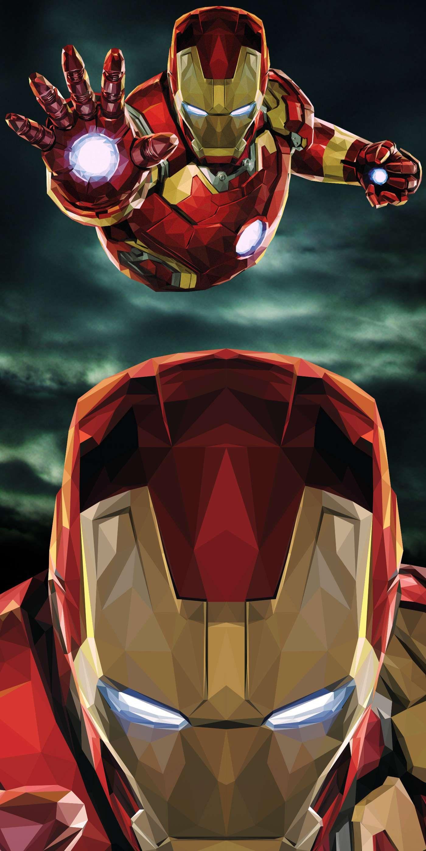 1400x2793 iPhone Marvel Wallpaper Iron Man