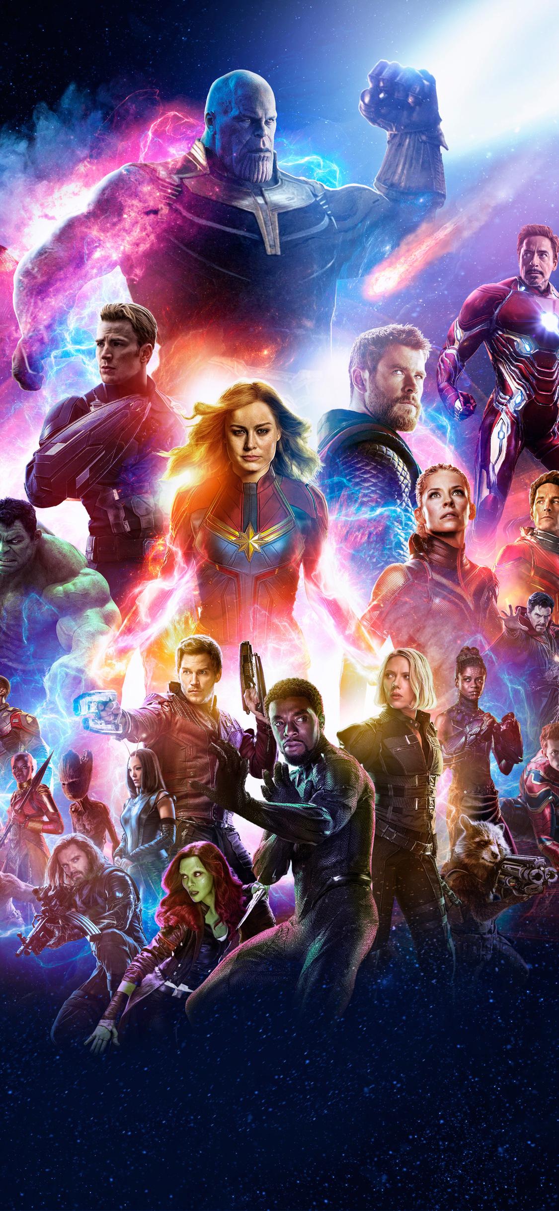 1125x2436 Avengers iPhone Wallpaper