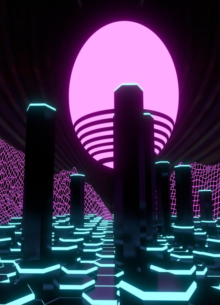 840x1160 Digital Art Outrun Dark Vaporwave 840x1160 Resolution Wallpaper, HD Artist 4K Wallpaper, Image, Photo and Background