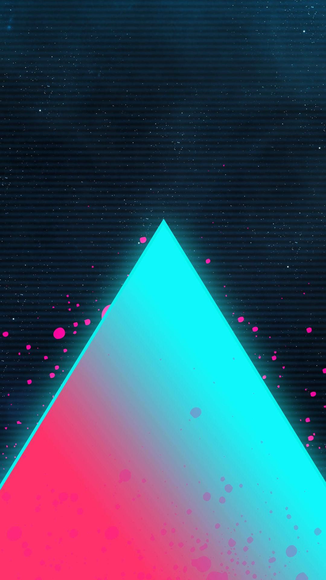 1080x1920 Red and Blue Vaporwave Wallpaper For Tech