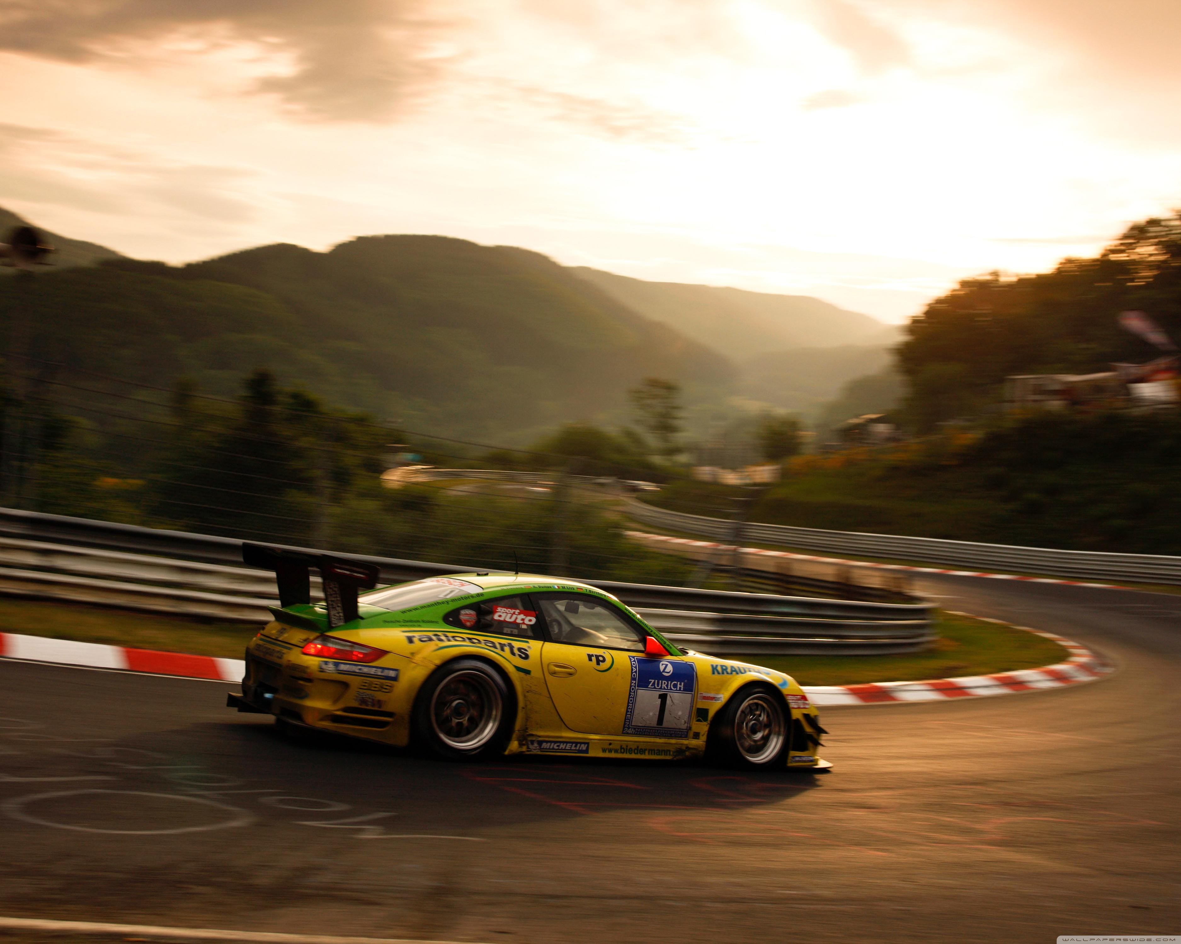 3750x3000 Porsche On Race Track Ultra HD Desktop Background Wallpaper for : Multi Display, Dual Monitor : Tablet