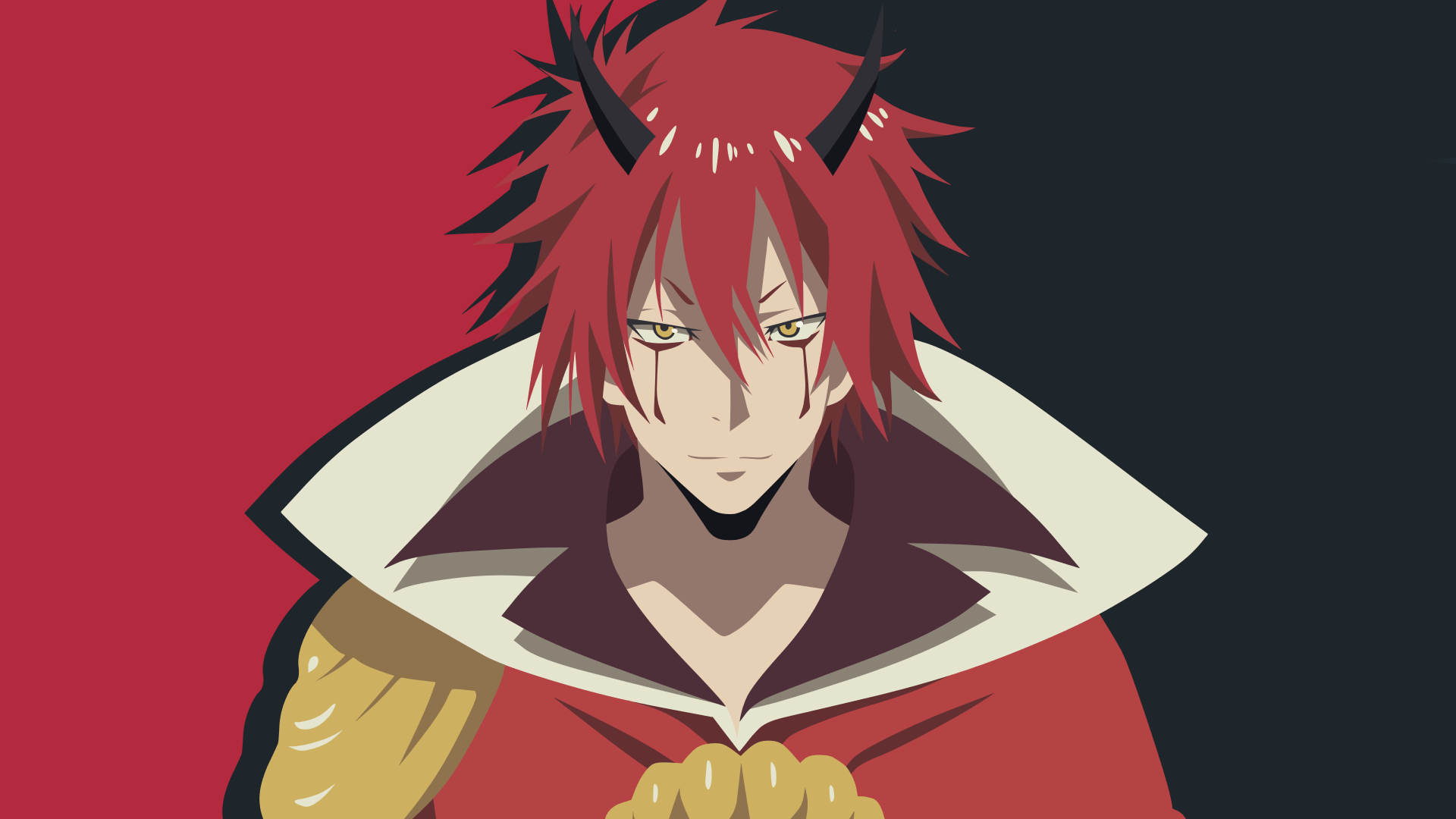 1920x1080 Benimaru Shitara Slime Datta Ken Minimalist By Yuki Neh