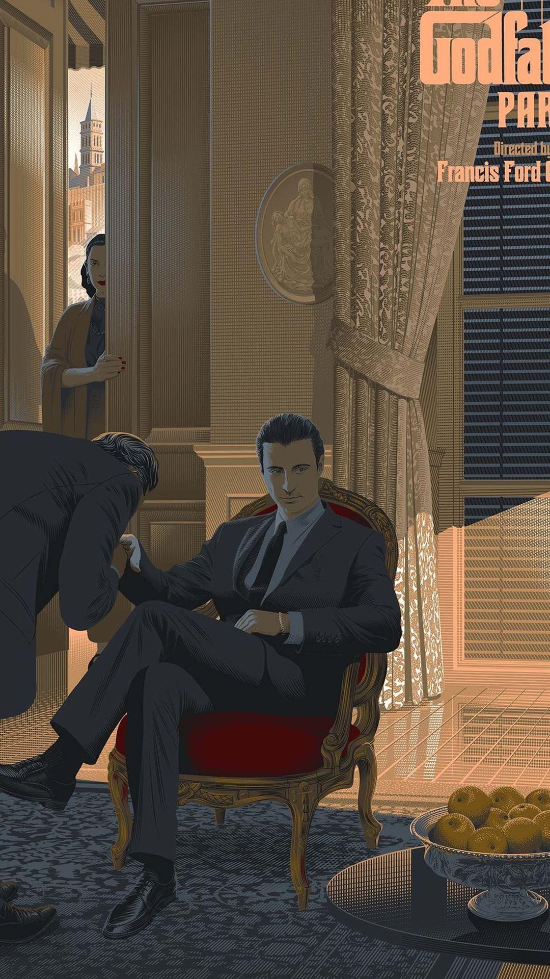 1080x1920 The Godfather Part III by Laurent Durieux iPhone Wallpaper Free Download