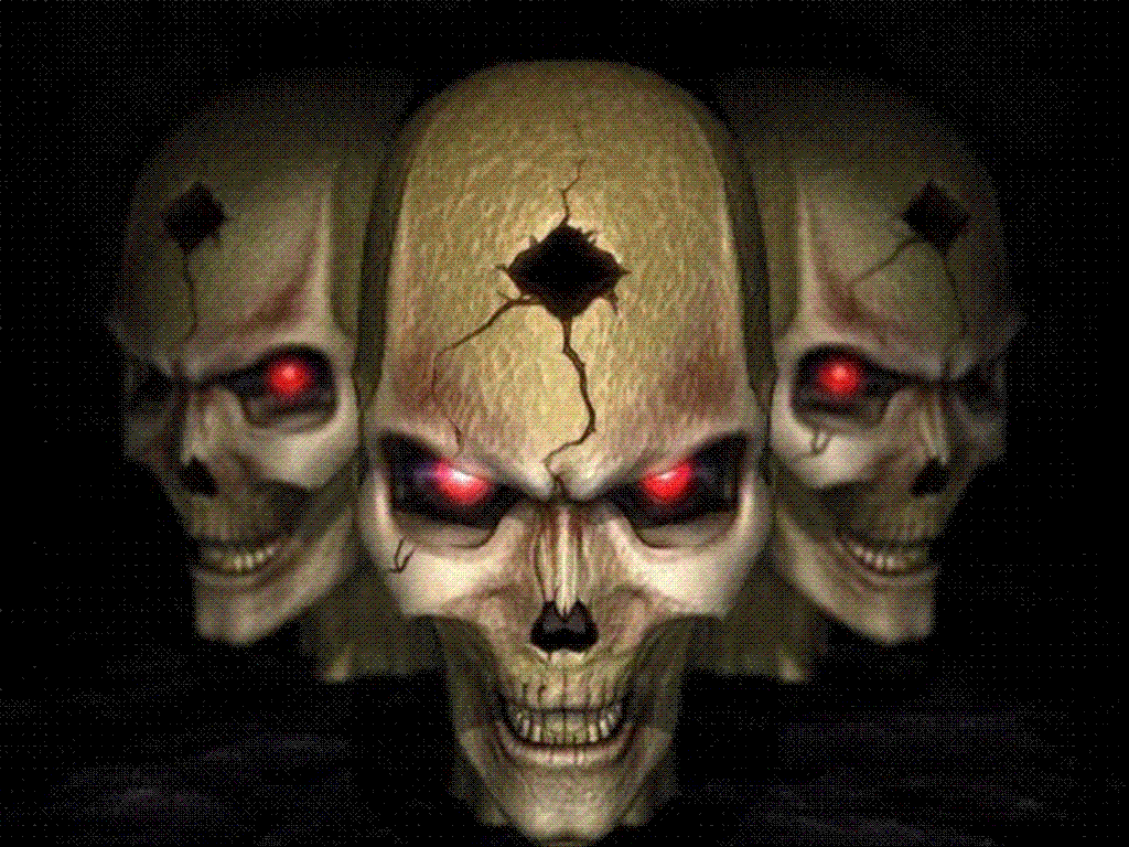 Skull Glitch GIF  Skull Glitch Skulls  Discover  Share GIFs