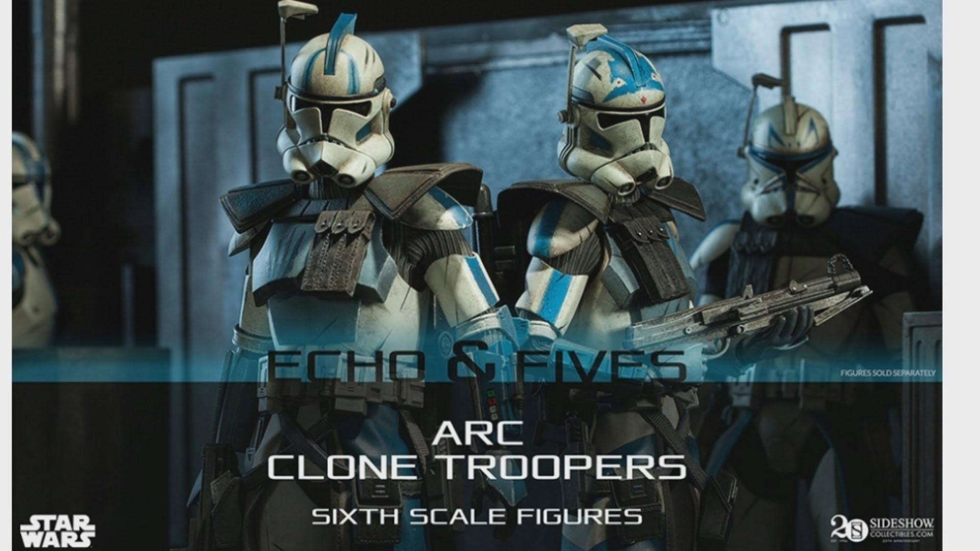 1920x1080 Sideshow 1 6 Scale Arc Trooper Fives And Echo Announced 2015! HD