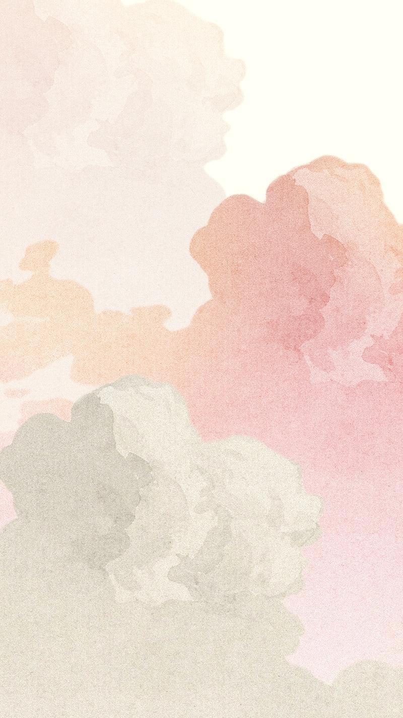 800x1422 Watercolor Sky Image Wallpaper