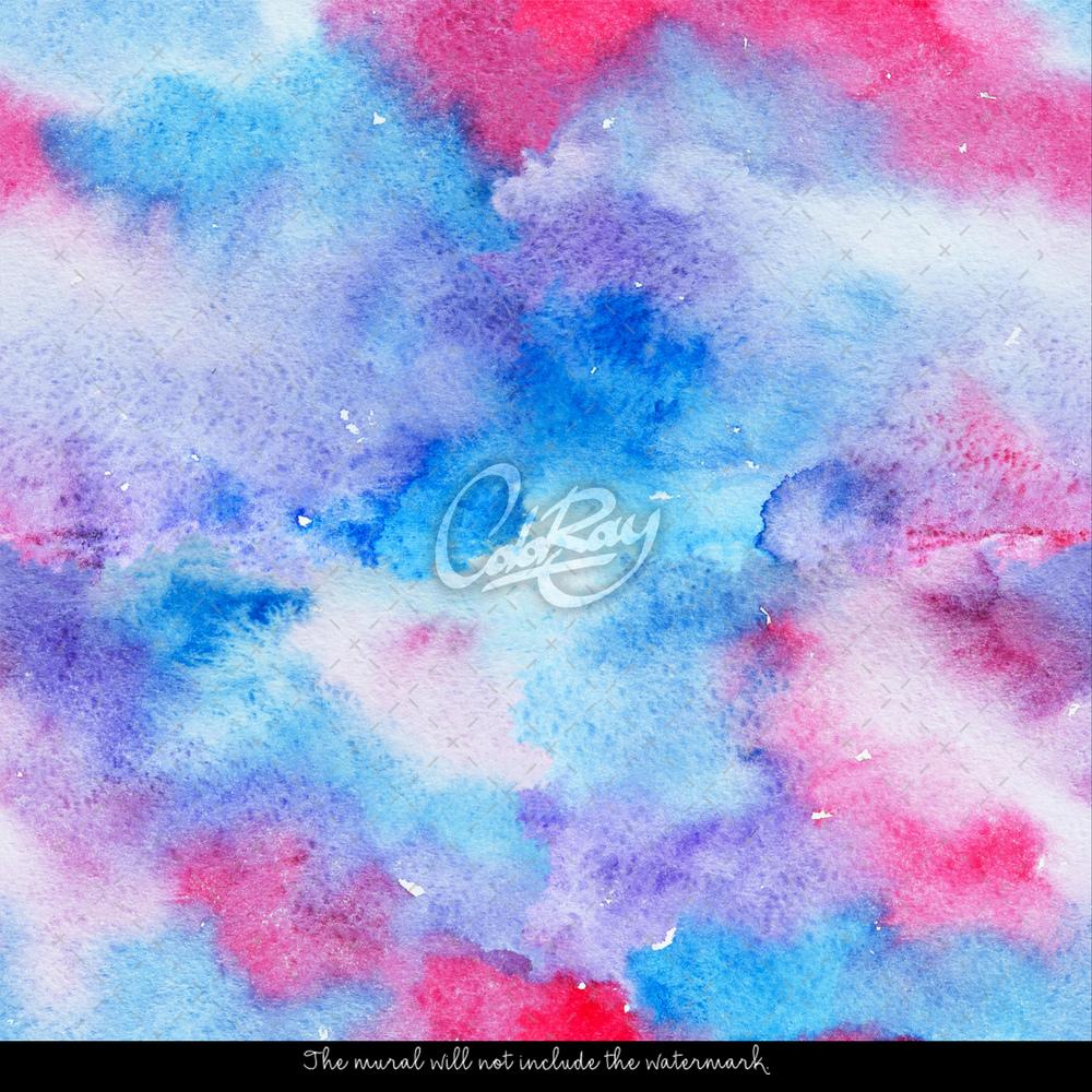 1000x1000 Abstract Watercolor Clouds Wallpaper, wall mural