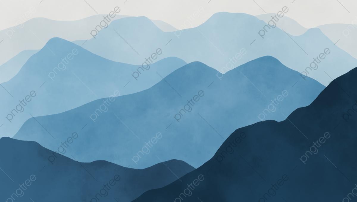 1200x680 Blue Watercolor Landscape Computer Desktop Wallpaper Background, Blue, Watercolor, Landscape Background Image for Free Download