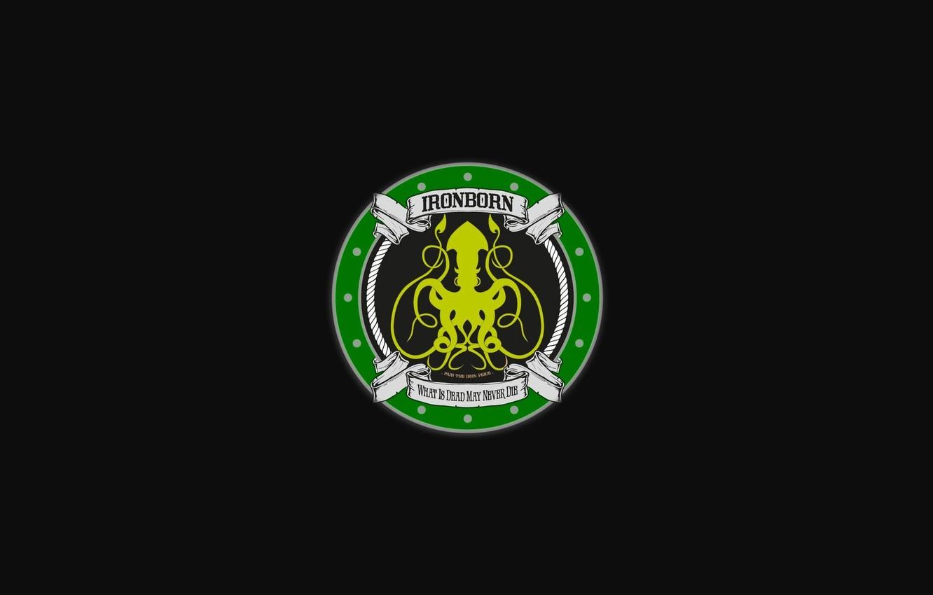 1332x850 Wallpaper wallpaper, house, octopus, series, A Song of Ice and Fire, Game of Thrones, Greyjoy, medieval, War of the Five Kings, serie tv, kraken, house Greyjoy image for desktop, section минимализм