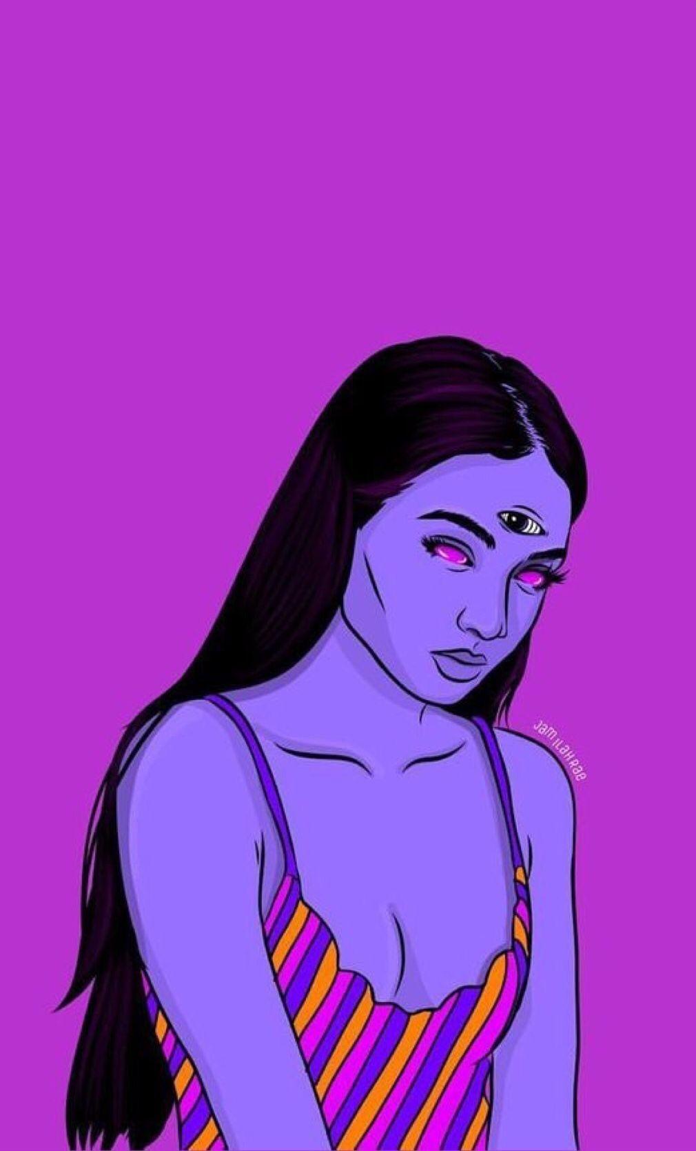 1010x1669 Alien Girl Wallpaper