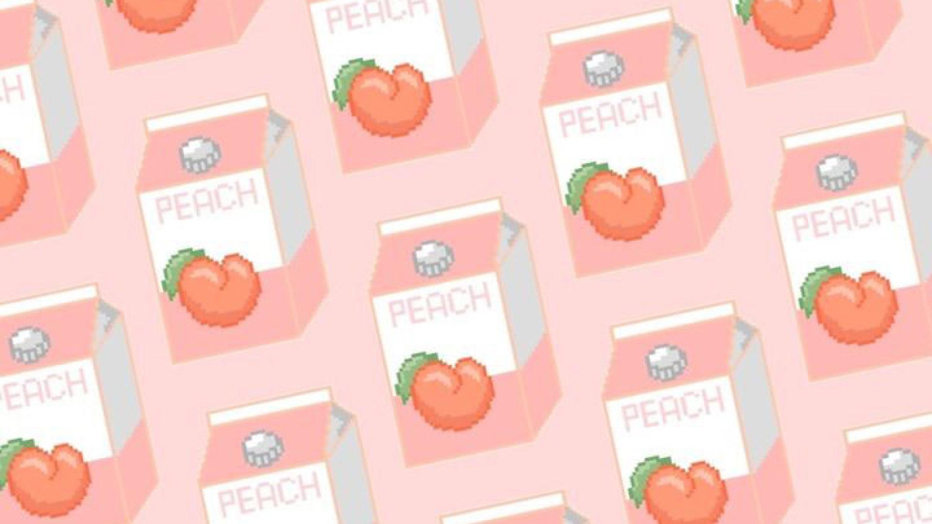 1920x1080 Peach Aesthetic Pattern Wallpaper • Wallpaper For You