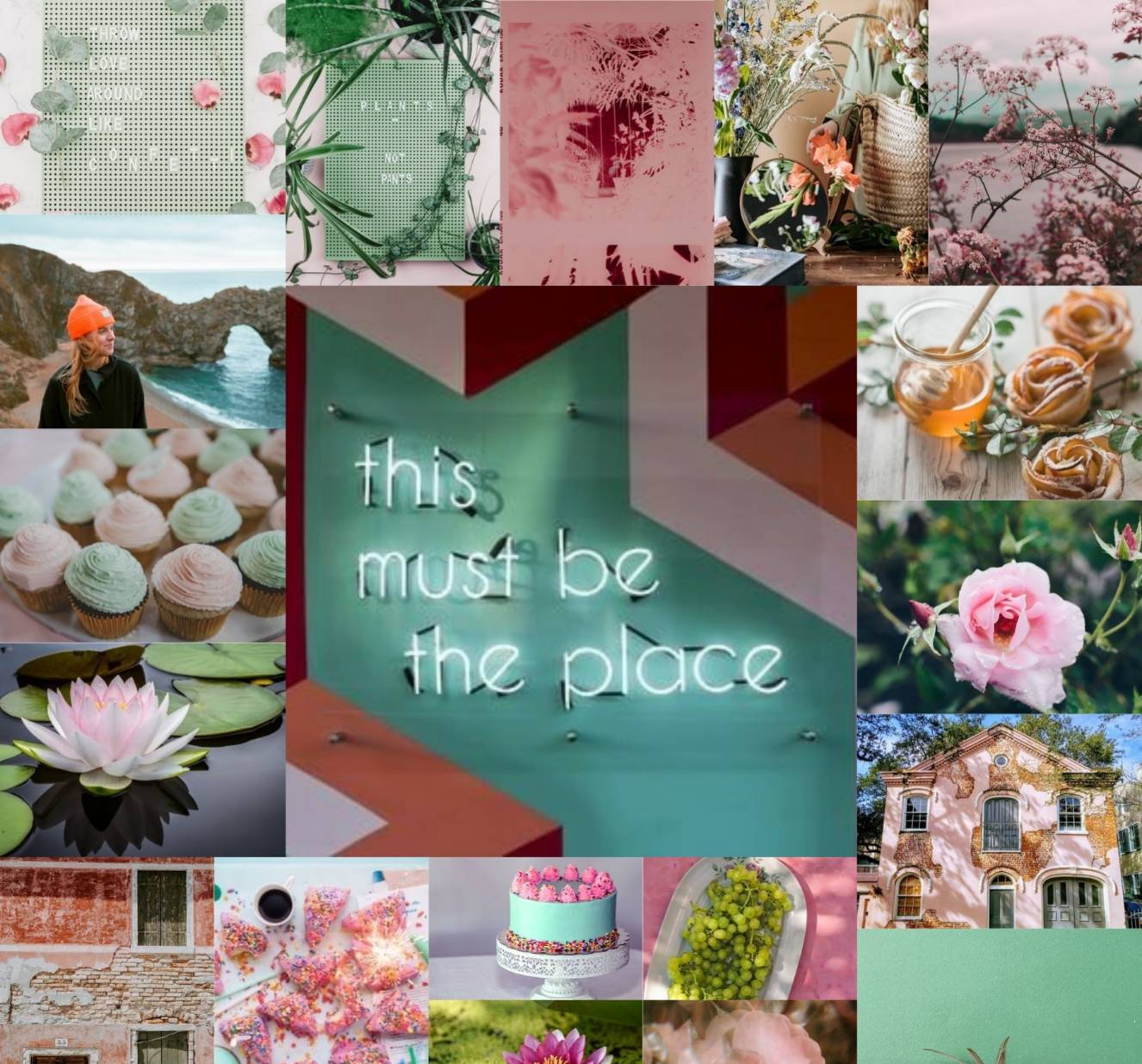 1326x1235 Aesthetic Collage Wallpaper Ideas for PC and Laptop : Champagne Wallpaper