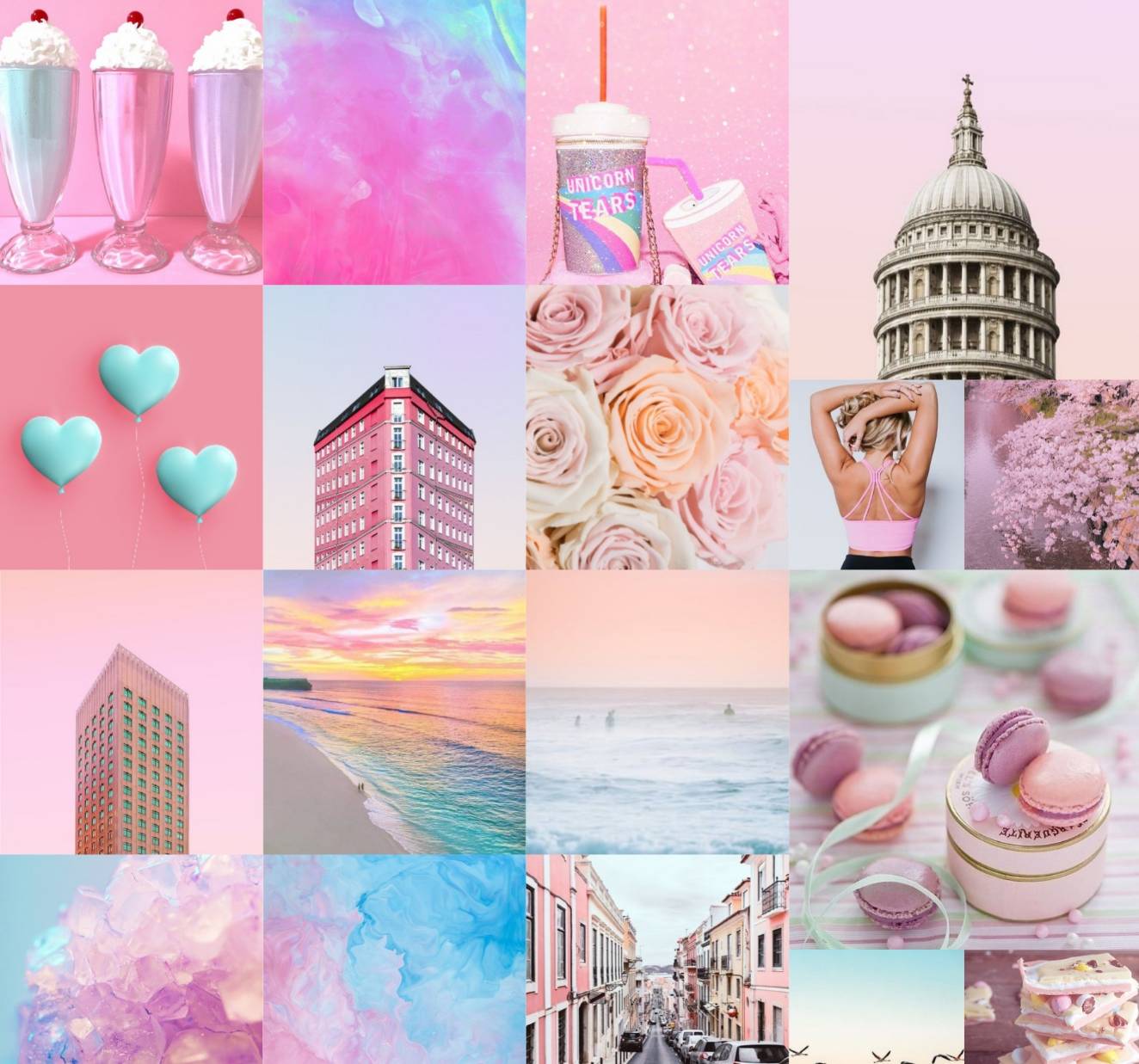 Pink Collage Laptop Wallpapers - Top Free Pink Collage Laptop ...