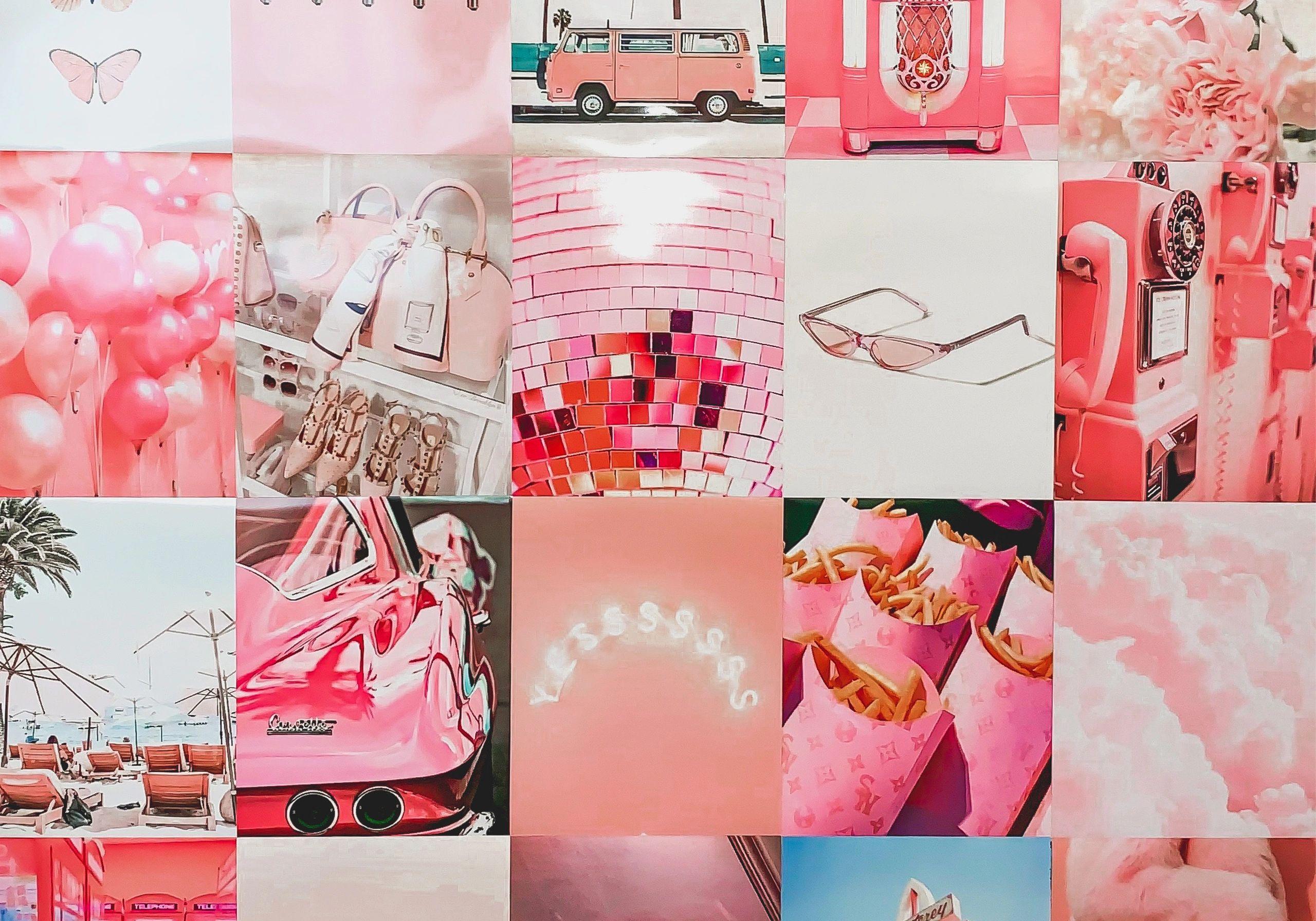 Pink Collage Laptop Wallpapers - Top Free Pink Collage Laptop ...