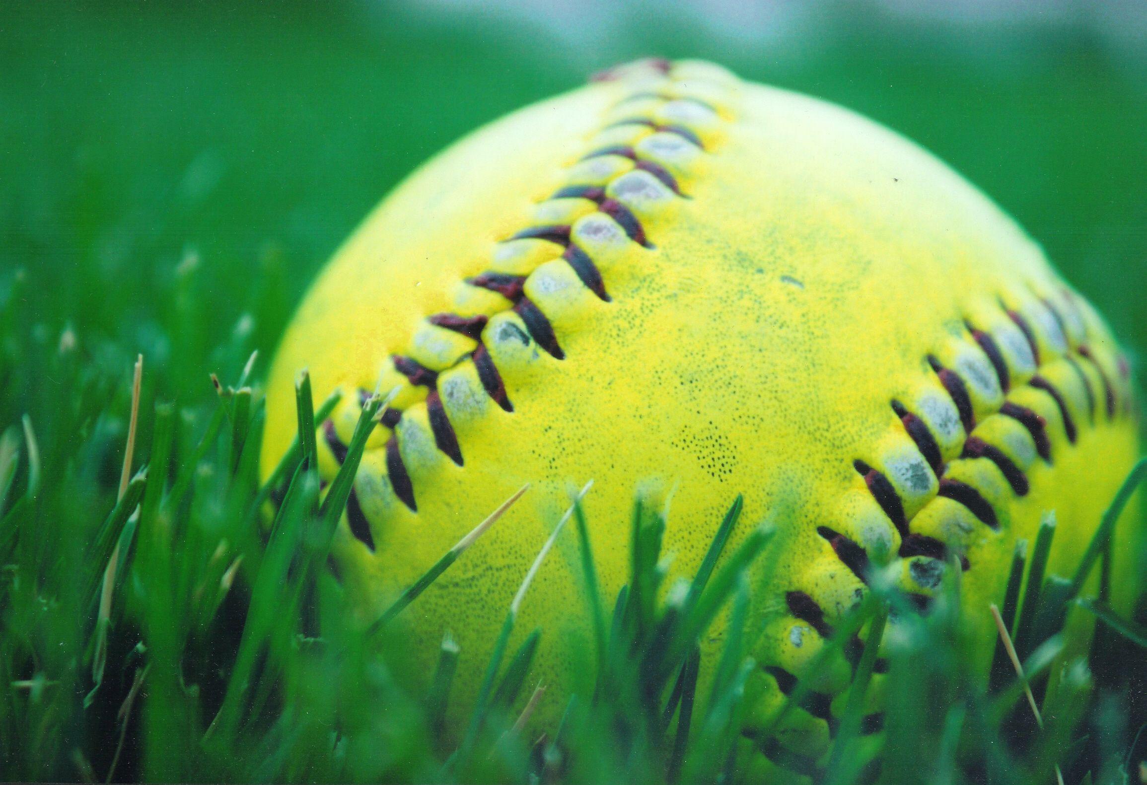 Baseball On Top Of A Dirt Pit Background Aesthetic Softball Pictures  Background Image And Wallpaper for Free Download