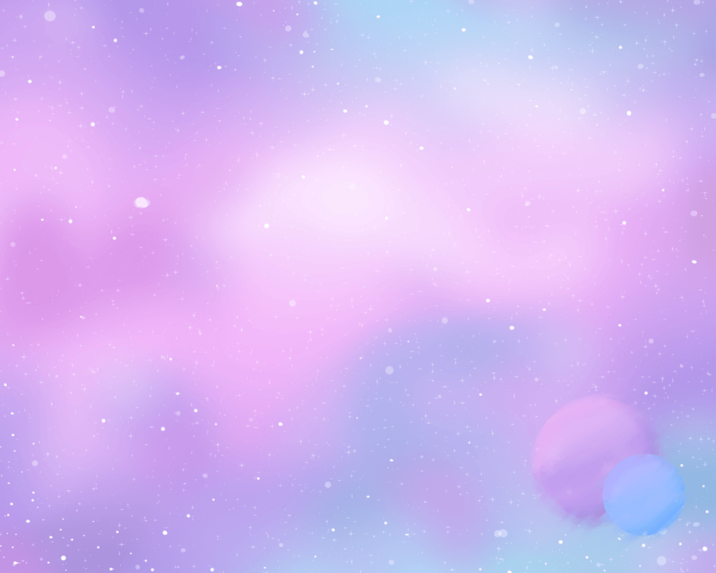 Pastel Aesthetic Pastel Gothic Galaxy Background